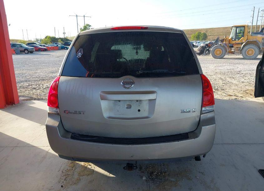 Photo 16 of 2004 Nissan Quest 3.5 S (VIN 5N1BV28U04N305354)