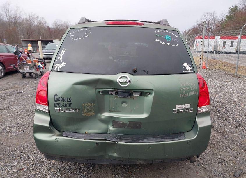 Photo 16 of 2004 Nissan Quest 3.5 SE (VIN 5N1BV28U04N308819)