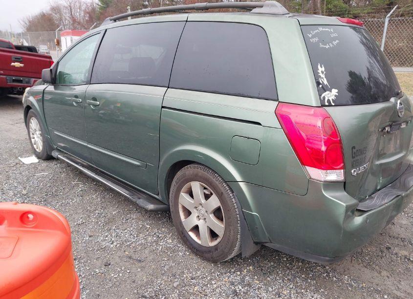 Photo 3 of 2004 Nissan Quest 3.5 SE (VIN 5N1BV28U04N308819)