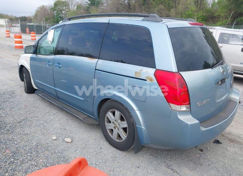 Photo 3 of 2004 Nissan Quest 3.5 SL (VIN 5N1BV28U04N326799)