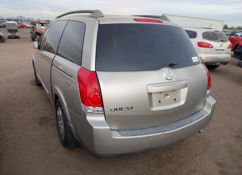 Photo 3 of 2005 Nissan Quest 3.5 (VIN 5N1BV28U25N126993)