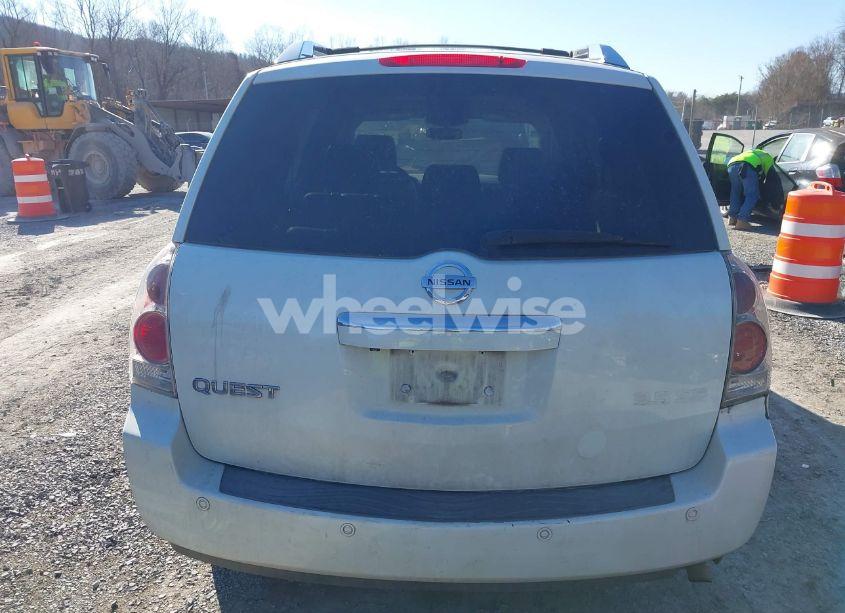 Photo 16 of 2007 Nissan Quest 3.5 SE (VIN 5N1BV28U77N127494)