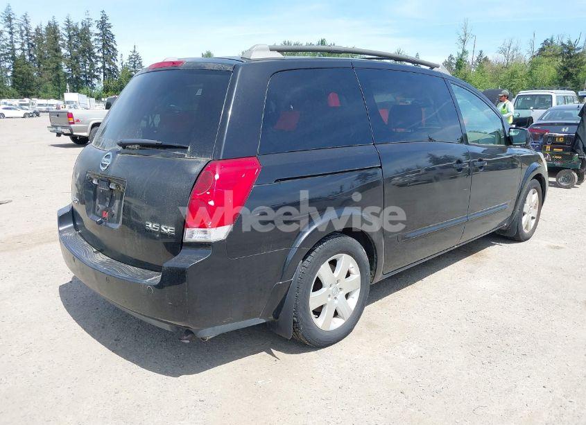 Photo 4 of 2005 Nissan Quest 3.5 SE (VIN 5N1BV28U95N104117)