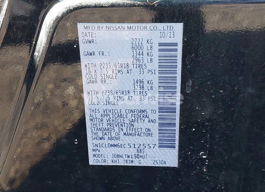 Photo 9 of 2014 Infiniti Qx60 HYBRID (VIN 5N1CL0MM6EC512557)