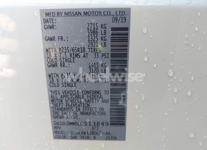 Photo 9 of 2020 Infiniti Qx60 LUXE AWD (VIN 5N1DL0MM0LC513849)