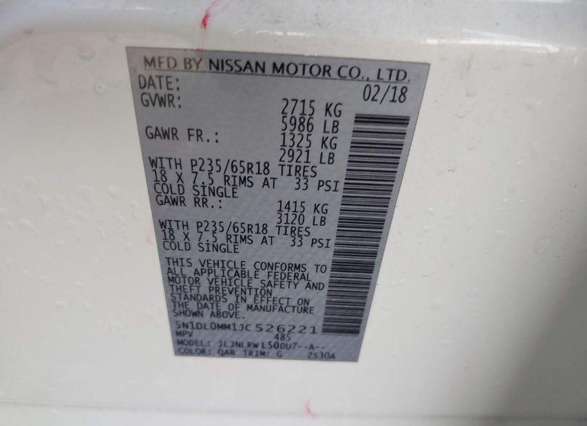 Photo 9 of 2018 Infiniti Qx60 (VIN 5N1DL0MM1JC526221)