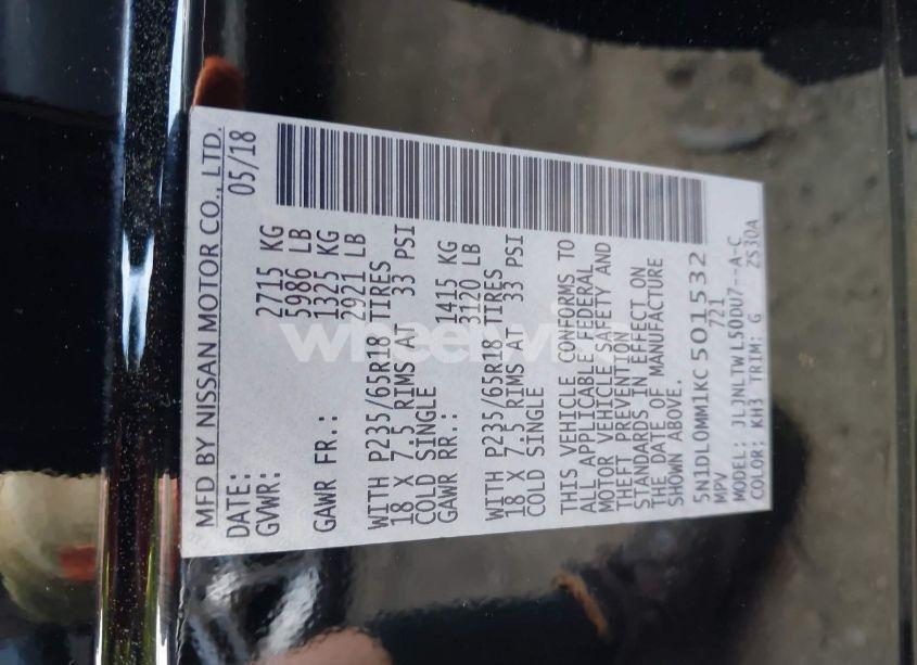 Photo 9 of 2019 Infiniti Qx60 LUXE (VIN 5N1DL0MM1KC501532)