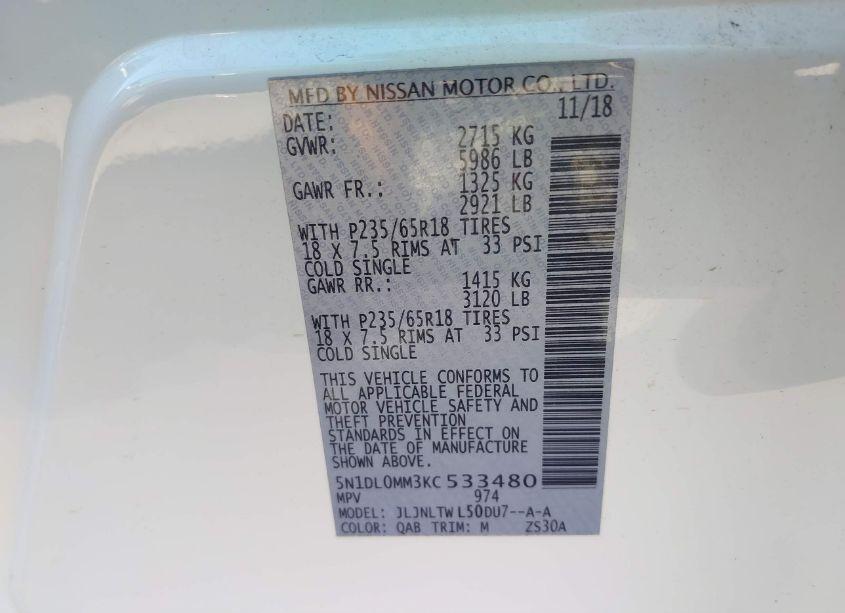 Photo 9 of 2019 Infiniti Qx60 LUXE (VIN 5N1DL0MM3KC533480)