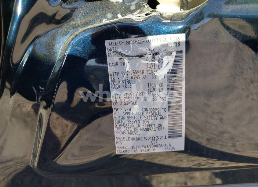 Photo 9 of 2019 Infiniti Qx60 LUXE (VIN 5N1DL0MM6KC520321)