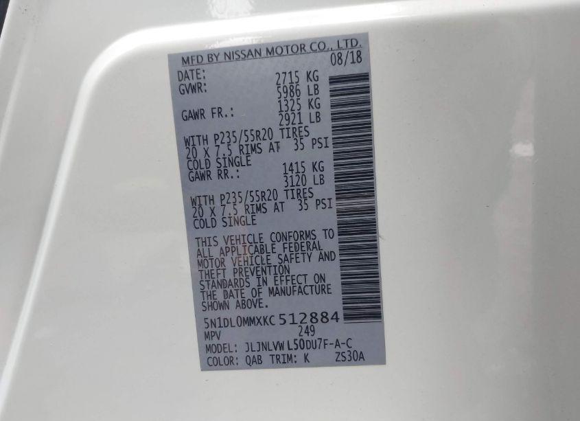 Photo 9 of 2019 Infiniti Qx60 LUXE (VIN 5N1DL0MMXKC512884)