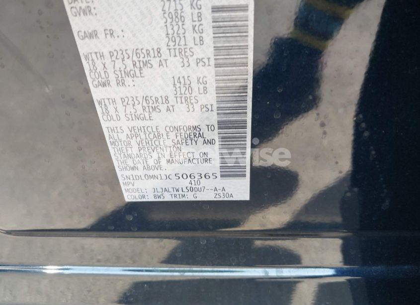 Photo 9 of 2018 Infiniti Qx60 (VIN 5N1DL0MN1JC506365)