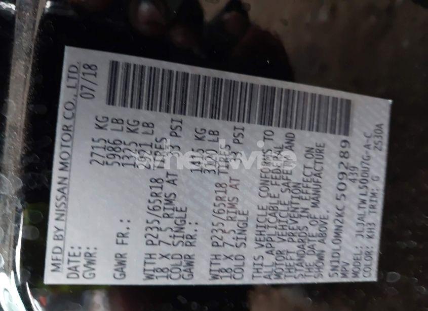 Photo 9 of 2019 Infiniti Qx60 LUXE (VIN 5N1DL0MN2KC509289)