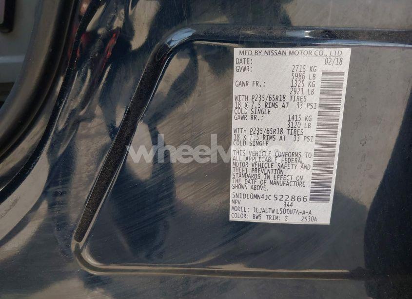 Photo 9 of 2018 Infiniti Qx60 (VIN 5N1DL0MN4JC522866)