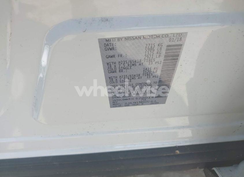 Photo 9 of 2018 Infiniti Qx60 (VIN 5N1DL0MN9JC520014)