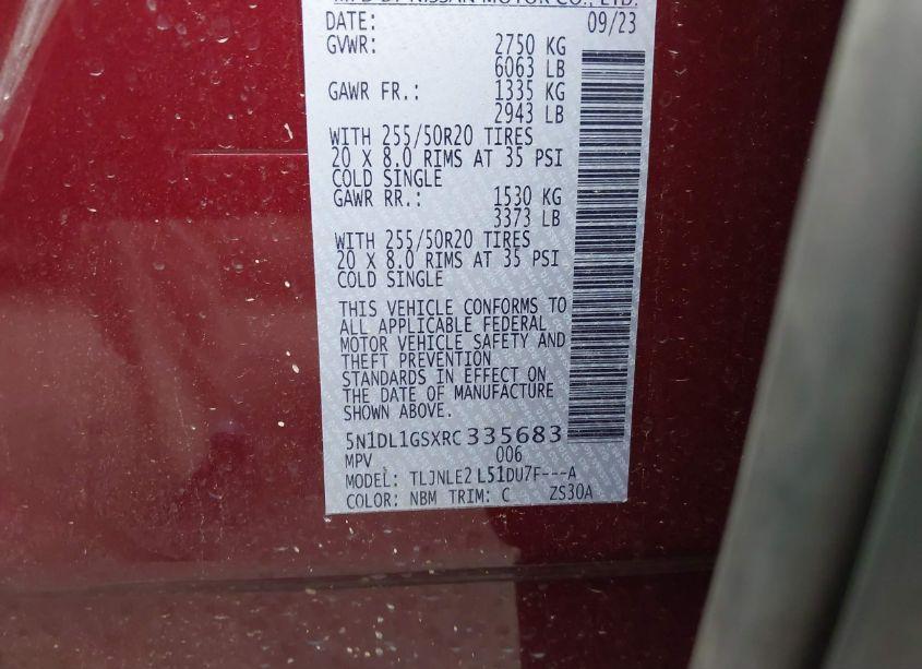 Photo 9 of 2024 Infiniti Qx60 SENSORY AWD (VIN 5N1DL1GSXRC335683)