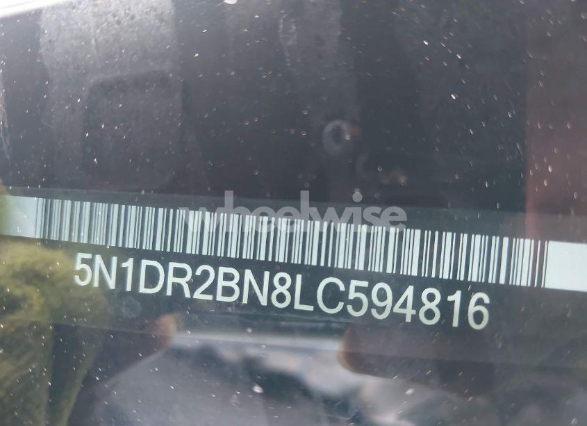 Photo 9 of 2020 Nissan Pathfinder SV 2WD (VIN 5N1DR2BN8LC594816)