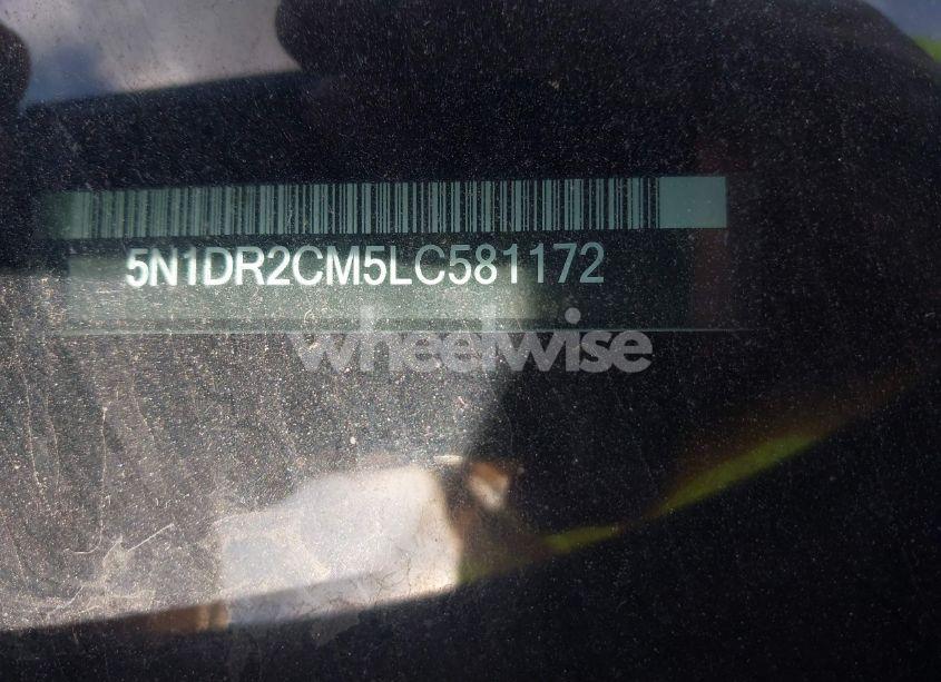 Photo 9 of 2020 Nissan Pathfinder SL 4WD (VIN 5N1DR2CM5LC581172)