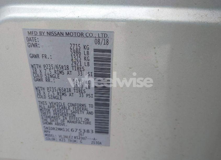 Photo 9 of 2018 Nissan Pathfinder SV (VIN 5N1DR2MM1JC675383)