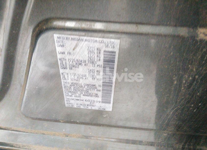 Photo 9 of 2017 Nissan Pathfinder S (VIN 5N1DR2MM3HC602039)