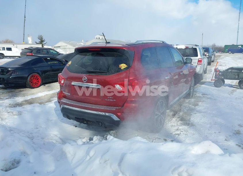 Photo 4 of 2017 Nissan Pathfinder PLATINUM (VIN 5N1DR2MM3HC641388)