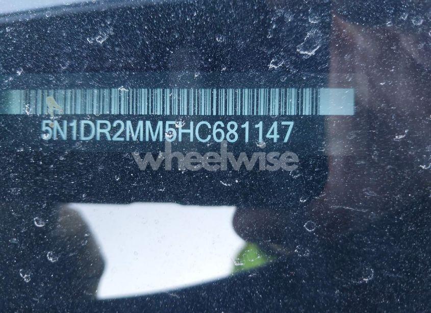 Photo 9 of 2017 Nissan Pathfinder PLATINUM (VIN 5N1DR2MM5HC681147)