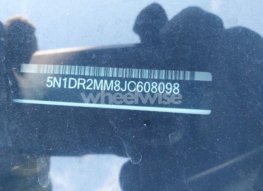 Photo 9 of 2018 Nissan Pathfinder SV (VIN 5N1DR2MM8JC608098)