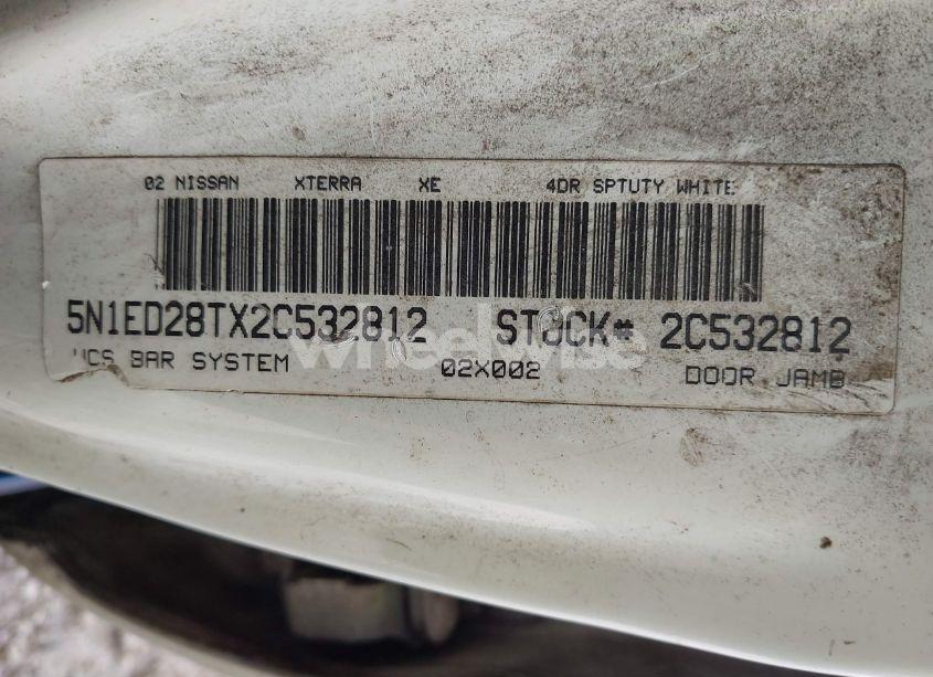 Photo 9 of 2002 Nissan Xterra XE (VIN 5N1ED28TX2C532812)