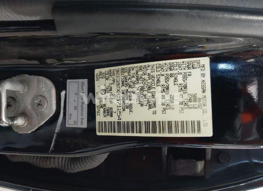 Photo 9 of 2002 Nissan Xterra SE (VIN 5N1ED28TX2C571254)