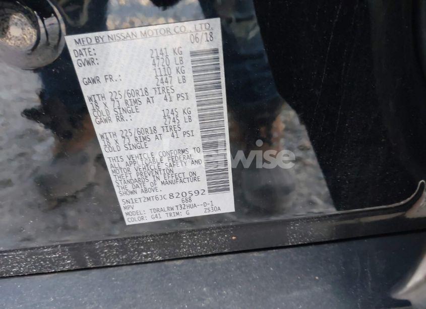 Photo 9 of 2018 Nissan Rogue HYBRID SL (VIN 5N1ET2MT6JC820592)