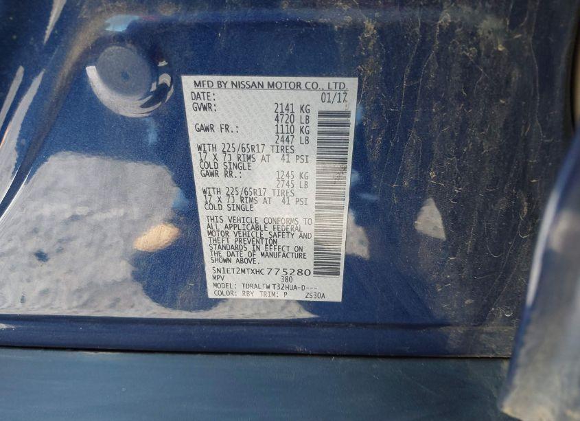 Photo 9 of 2017 Nissan Rogue HYBRID SV (VIN 5N1ET2MTXHC775280)