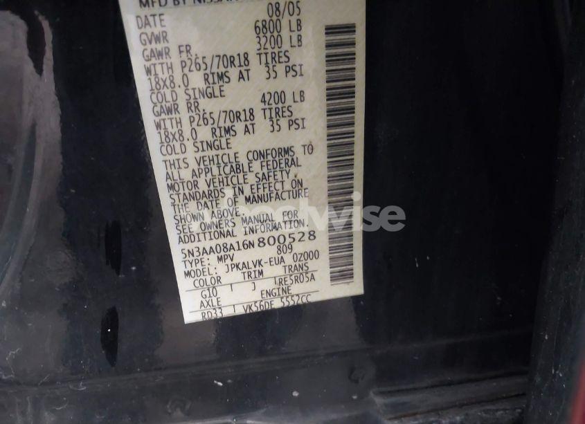 Photo 9 of 2006 Infiniti Qx56 N/A (VIN 5N3AA08A16N800528)