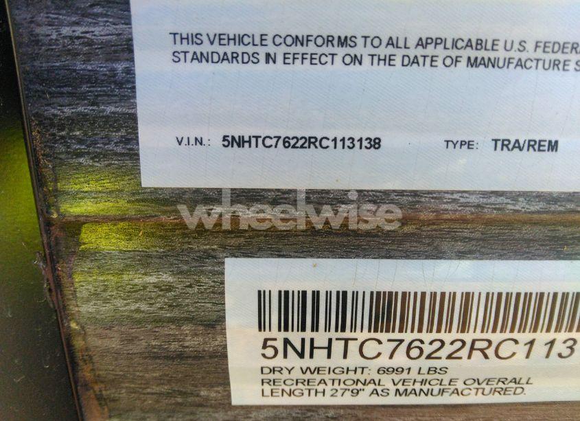 Photo 9 of 2024 Forest River CHER (VIN 5NHTC7622RC113138)