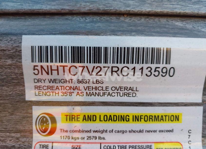 Photo 9 of 2024 Forest River OTHER (VIN 5NHTC7V27RC113590)