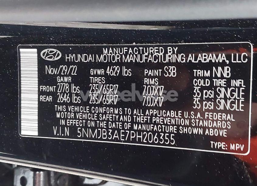 Photo 9 of 2023 Hyundai Tucson SEL (VIN 5NMJB3AE7PH206355)