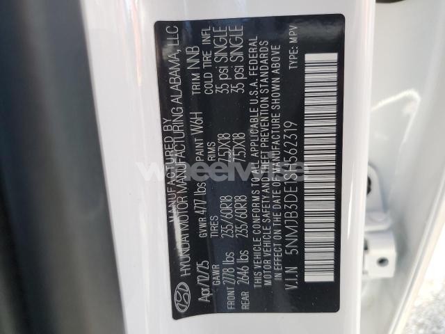 Photo 6 of 2025 HYUNDAI TUCSON SEL (VIN 5NMJB3DE1SH562319)