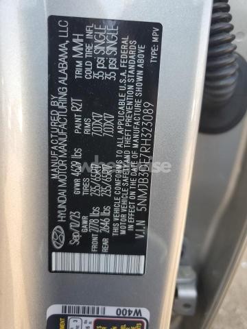 Photo 7 of 2024 HYUNDAI TUCSON SEL (VIN 5NMJB3DE7RH323089)
