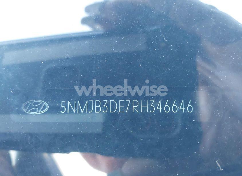 Photo 9 of 2024 Hyundai Tucson SEL (VIN 5NMJB3DE7RH346646)