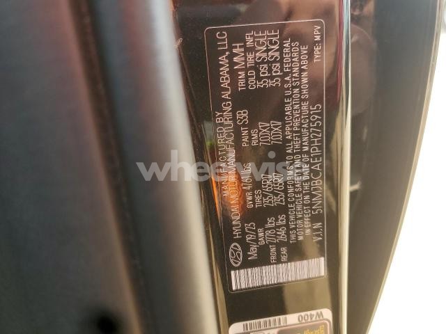 Photo 5 of 2023 HYUNDAI TUCSON SEL (VIN 5NMJBCAE1PH275915)