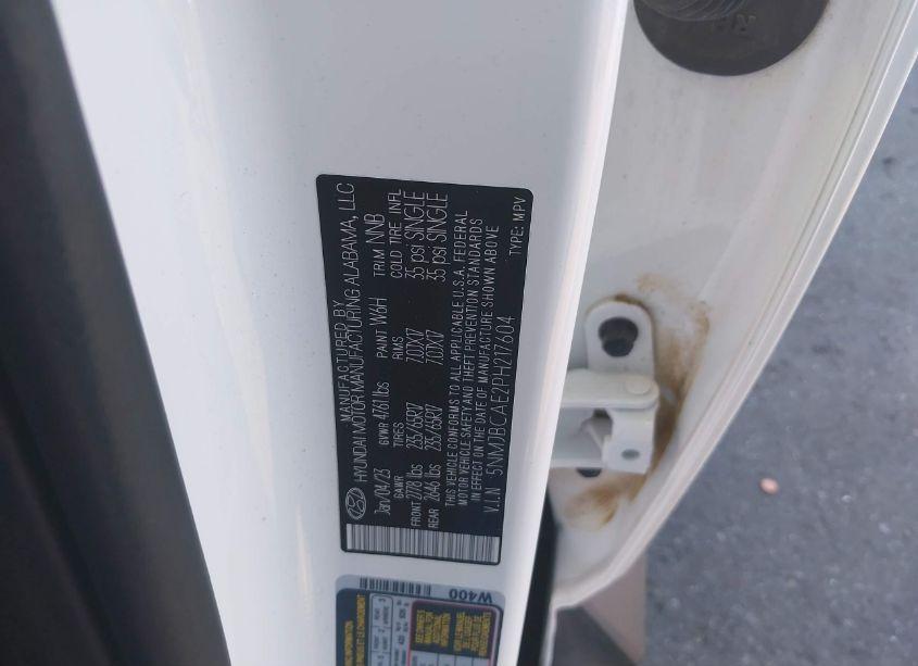 Photo 9 of 2023 Hyundai Tucson SEL (VIN 5NMJBCAE2PH217604)