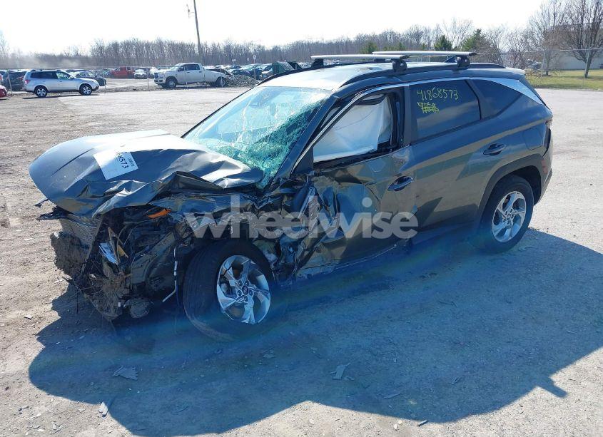 Photo 2 of 2022 Hyundai Tucson SEL (VIN 5NMJBCAE5NH137470)