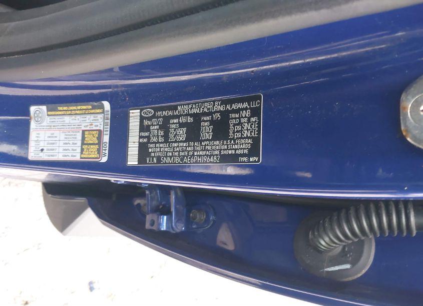 Photo 9 of 2023 Hyundai Tucson SEL (VIN 5NMJBCAE6PH196482)