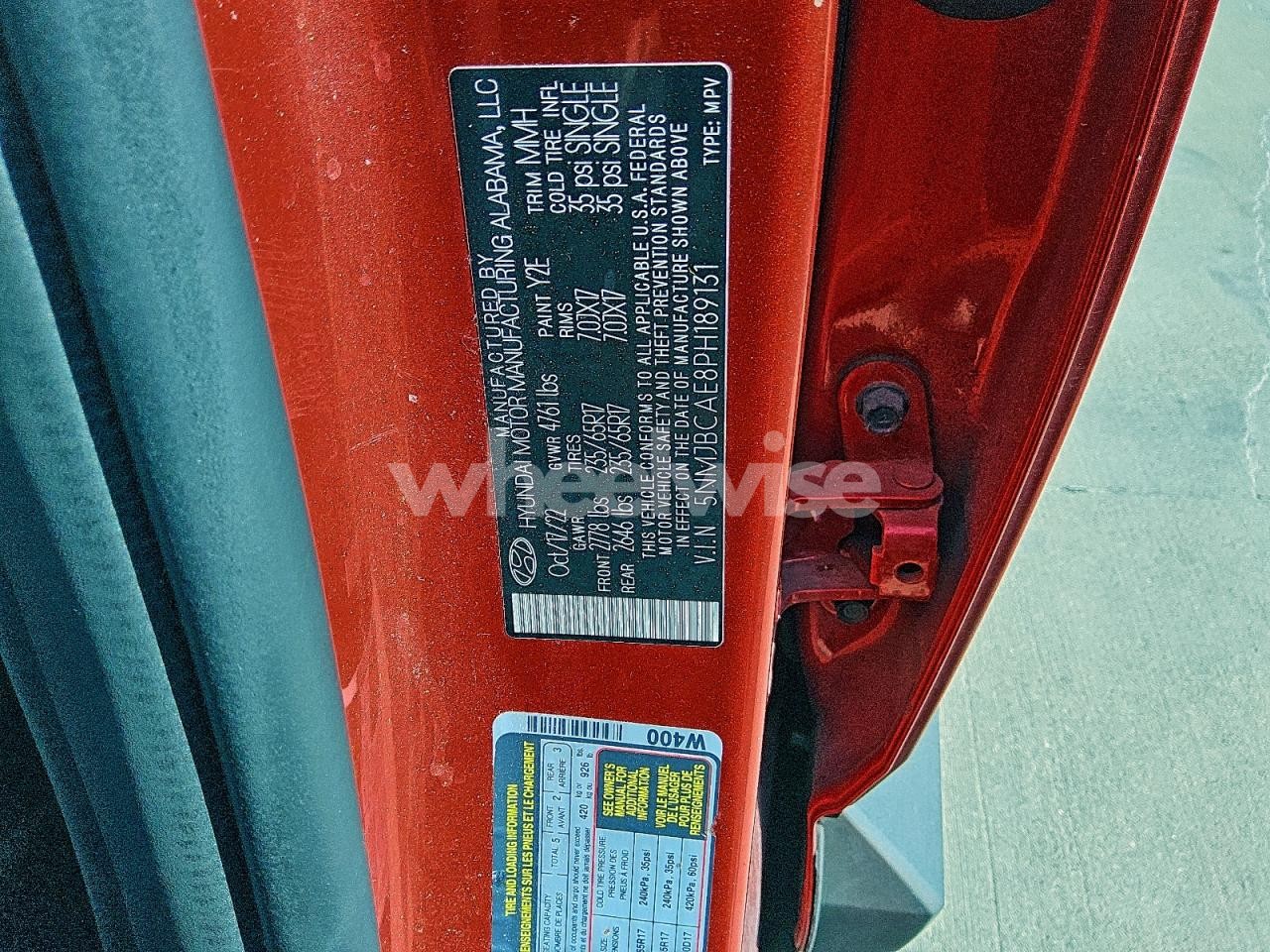 Photo 13 of 2023 HYUNDAI TUCSON SEL (VIN 5NMJBCAE8PH189131)