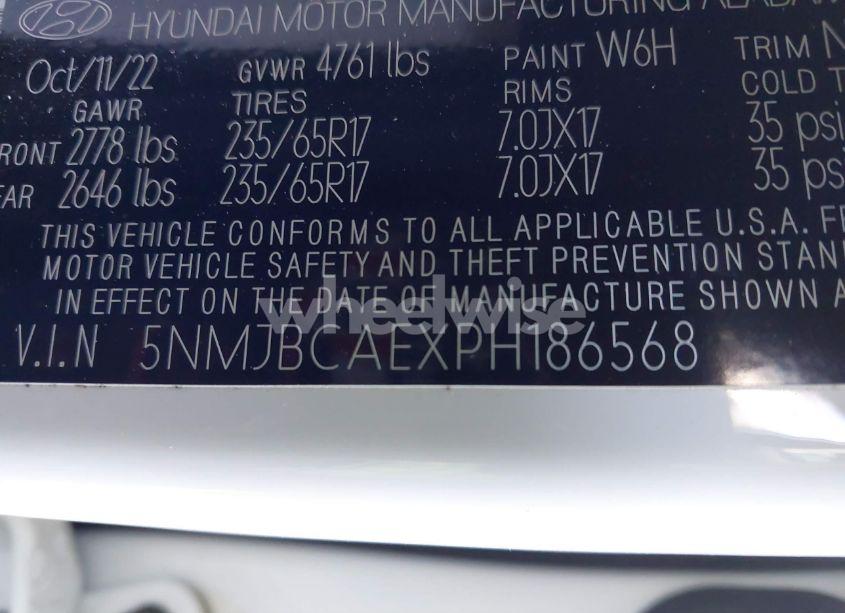 Photo 18 of 2023 Hyundai Tucson SEL (VIN 5NMJBCAEXPH186568)
