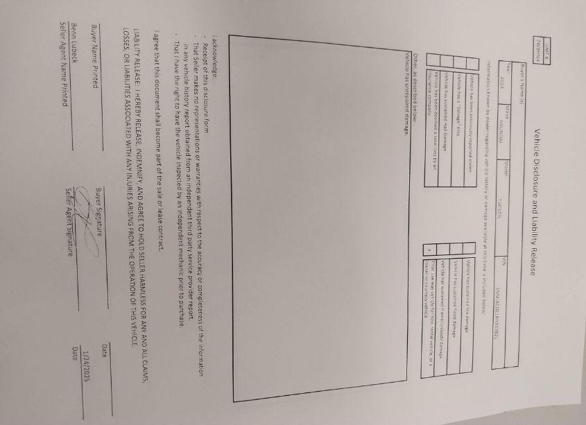 Photo 17 of 2024 Hyundai Tucson SEL (VIN 5NMJBCDE1RH353821)