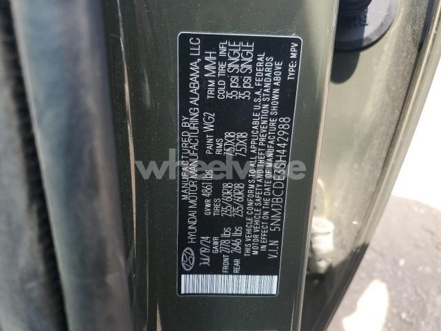 Photo 12 of 2025 HYUNDAI TUCSON SEL (VIN 5NMJBCDE3SH442988)