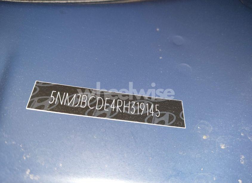 Photo 20 of 2024 Hyundai Tucson SEL (VIN 5NMJBCDE4RH319145)