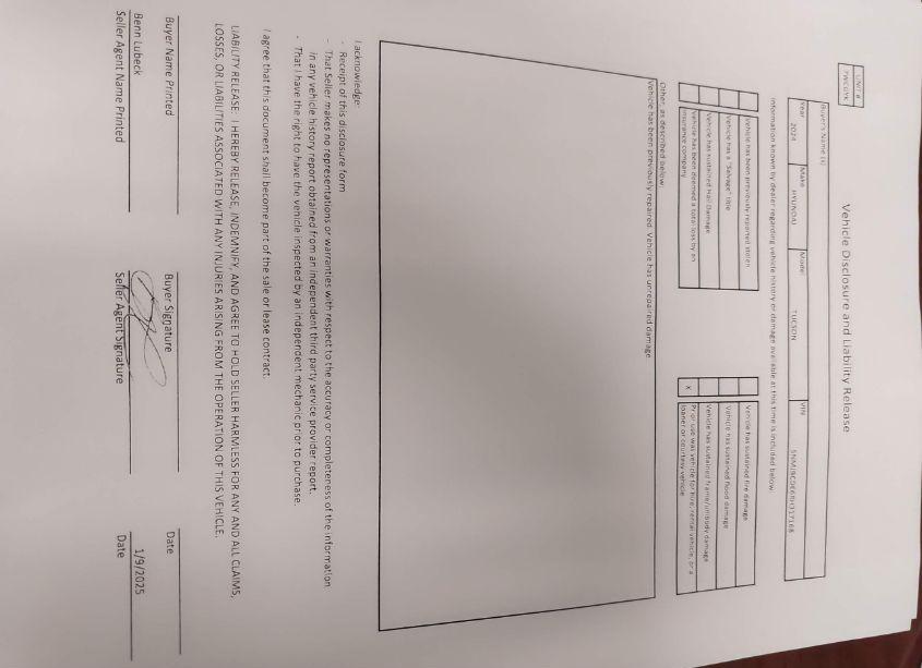 Photo 17 of 2024 Hyundai Tucson SEL (VIN 5NMJBCDE6RH317168)