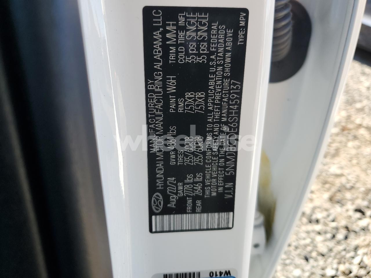 Photo 14 of 2025 HYUNDAI TUCSON SEL (VIN 5NMJBCDE6SH459137)