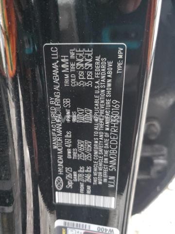 Photo 7 of 2024 HYUNDAI TUCSON SEL (VIN 5NMJBCDE7RH330169)