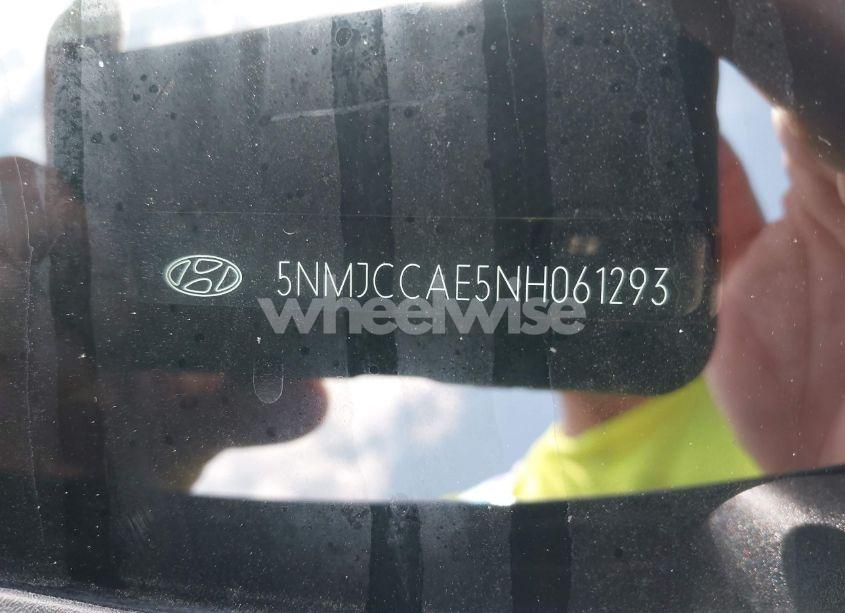 Photo 9 of 2022 Hyundai Tucson SEL (VIN 5NMJCCAE5NH061293)